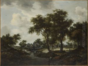 The Water Mill (The Trevor Landscape) by Meindert Hobbema