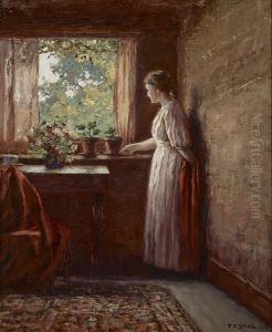 The Girl by the Window by Theodore Clement Steele