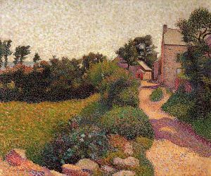 The Road in Sunlight by Henri Delavallee