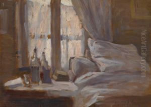 The Bedroom (La Chambre a Coucher) by Henri Le Sidaner