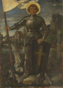 St. George by Wilhelm Von Diez