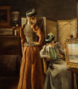 Visit to the Studio by Alfred Stevens