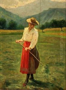 Contadina by Giuseppe Cavalla