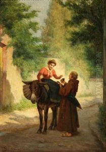 La Simpatia Di Fra Cristoforo by Giuseppe Cavalla
