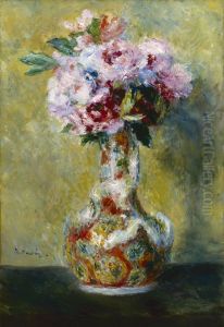 Bouquet in a Vase by Pierre Auguste Renoir