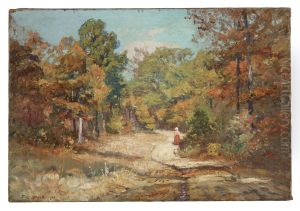On the Road to Belmont by Theodore Clement Steele