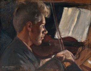 The Violinist by Pekka Halonen