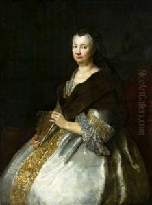 Portrait of Sophia Hedwig von Tettau. Portrait of Sophia Hedwig von Tettau.