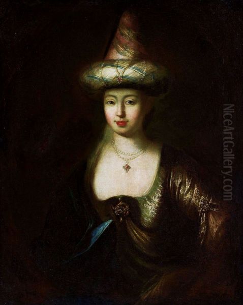 Portret kobiety w stroju wschodnim - view 1