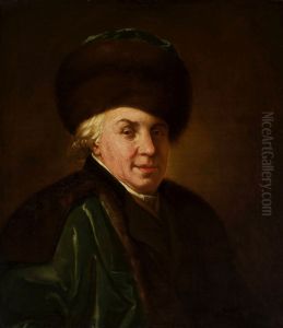 Portrait of G.R. Derzhavin, Russian poet by Salvatore Tonci