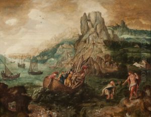The last appearance of Christ to his disciples by Herri met de Bles