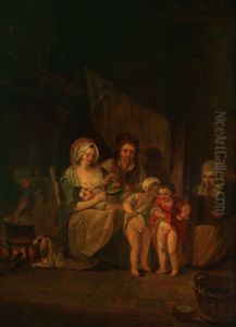 Le marche de Moreuil. by Louis Braquaval