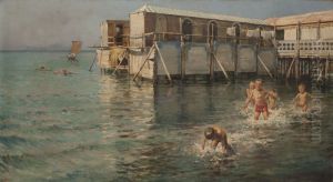 Swimming in the sea