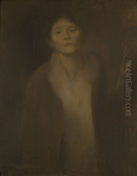 Woman looking - view 1