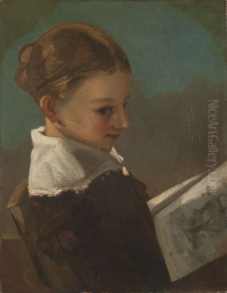 Juliette Courbet agee de dix ans - view 1