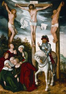 The Crucifixion by Lucas Cranach the Elder