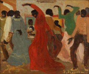 Candombe o Candombe de carnaval by Pedro Figari