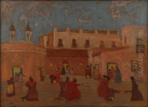 Barracks by Pedro Figari