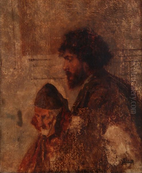 Study of a head - view 1