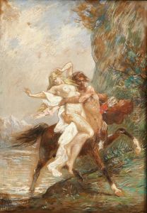 Rapto de Deyanira. by Ferdinand Humbert