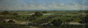 Marcha del Ejercito Argentino a tomar posiciones para el ataque a Curupayti el 22/09/1866 by Luis Candido Lopez