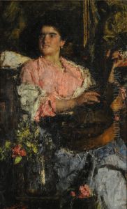 Cancion alegre by Antonio Mancini