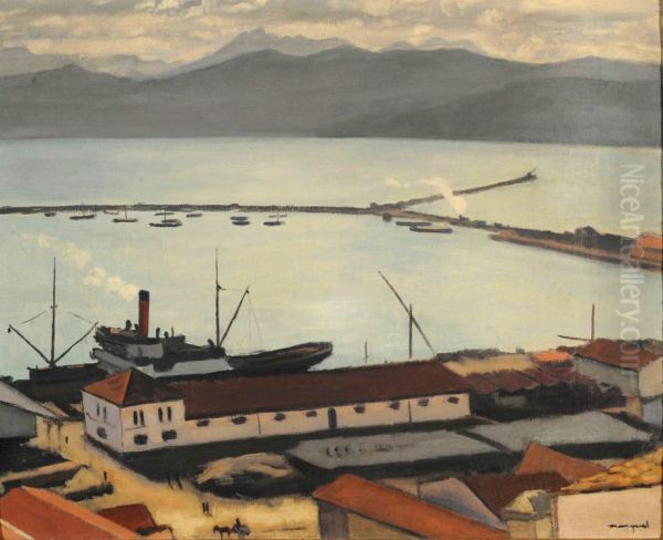 Le port de Bougie, Alger. - view 1