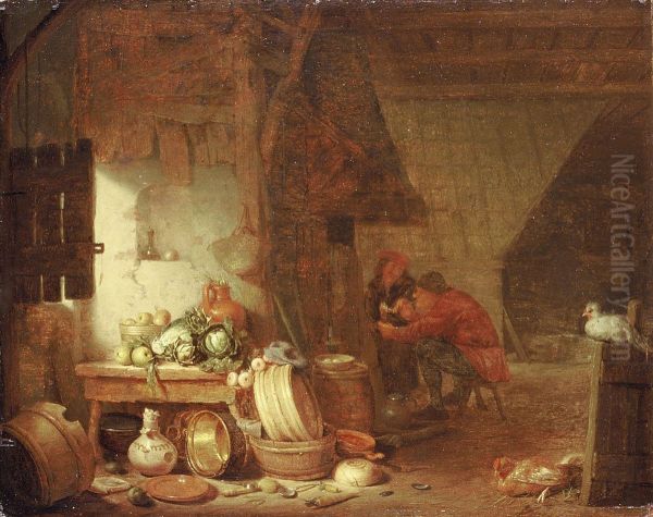 Interior of Peasant's Kitchen - view 1