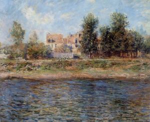 Le berge de La Seine by Claude Oscar Monet