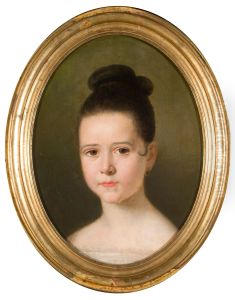 Portrait of a girl by Juan Leon Palliere