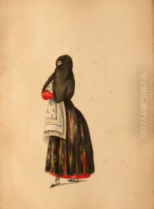 Una Senora desfrasada en paseo by Pancho Fierro