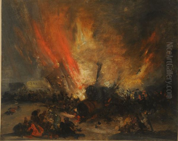 Explosion de una locomotora - view 1