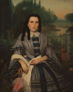 Retrato de la Senora Elvira Lavalleja de Calzadilla by Prilidiano Pueyrredon