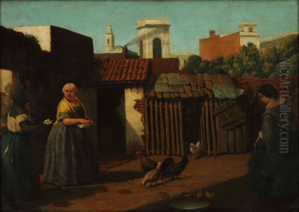 Patio porteno en 1850 - view 1