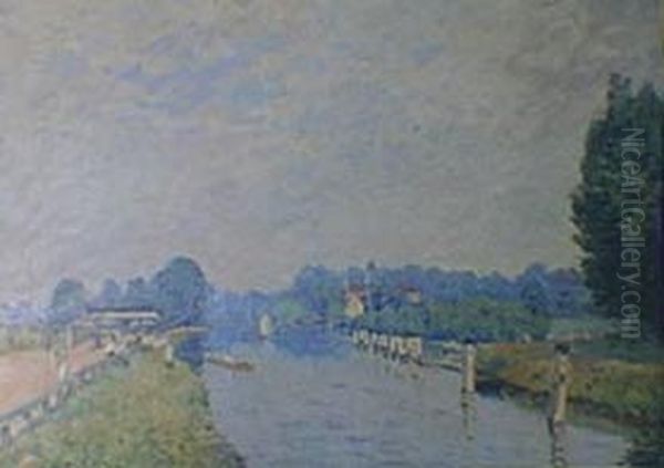 Bords de Riviere (La Tamise a Hampton Court, premiers jours d'octobre) - view 1