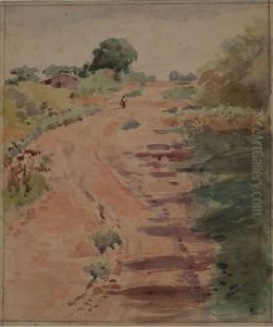 A street in Billinghurst by Eduardo Sivori
