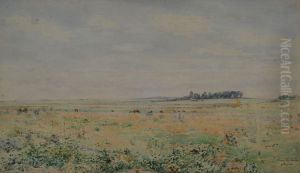 Plains or La Portena Ranch, Moreno by Eduardo Sivori