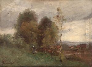 Landscape by Paul Desire Trouillebert