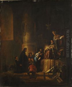 "Presentacion al templo" by Jacob Willemsz de Wet