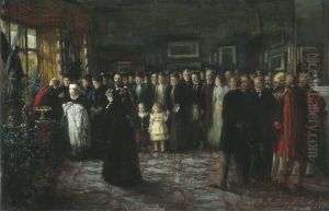 The Baptism of Prince Maurice of Battenberg by George Ogilvy Reid