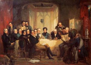 Sir Walter Scott and his friends at Abbotsford Sir Walter Scott and his friends at Abbotsford