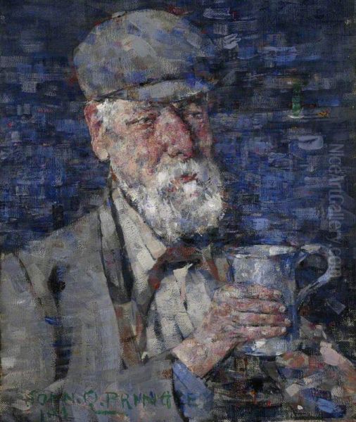 Study of a Head (or Man with a Drinking Mug) - view 1