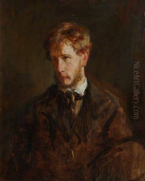George Paul Chalmers, 1833 - 1878. Artist (Self-portrait) - view 1