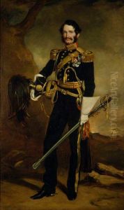 General Sir James Hope Grant, 1808 - 1875. Soldier (As Lieutenant-Colonel of the 9th Lancers) by Francis Grant