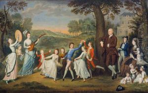 Sir John Halkett of Pitfirrane, 4th Bart (1720 - 1793), Mary Hamilton, Lady Halkett and their Family Sir John Halkett of Pitfirrane, 4th Bart (1720 - 1793), Mary Hamilton, Lady Halkett and their Family