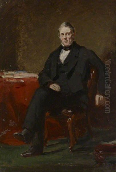 A Portrait Study of a Gentleman Seated in an Interior - view 1