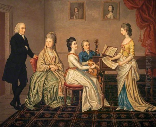 James Erskine, Lord Alva (1722 - 1796) and his family - view 1