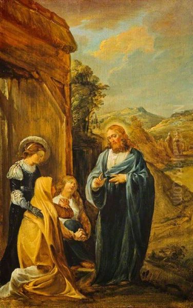 Christ taking leave of his Mother - view 1