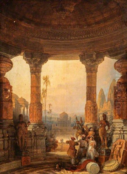Hindoo Architecture - a Composition - view 1