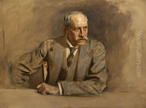 Sir Alfred Milner, 1st Viscount Milner, 1854 - 1925. Statesmen. (Study for portrait in Statesmen of the Great War) - view 1